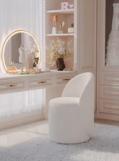 Maison Verge Éloise 3-in-1 Bouclé Stool