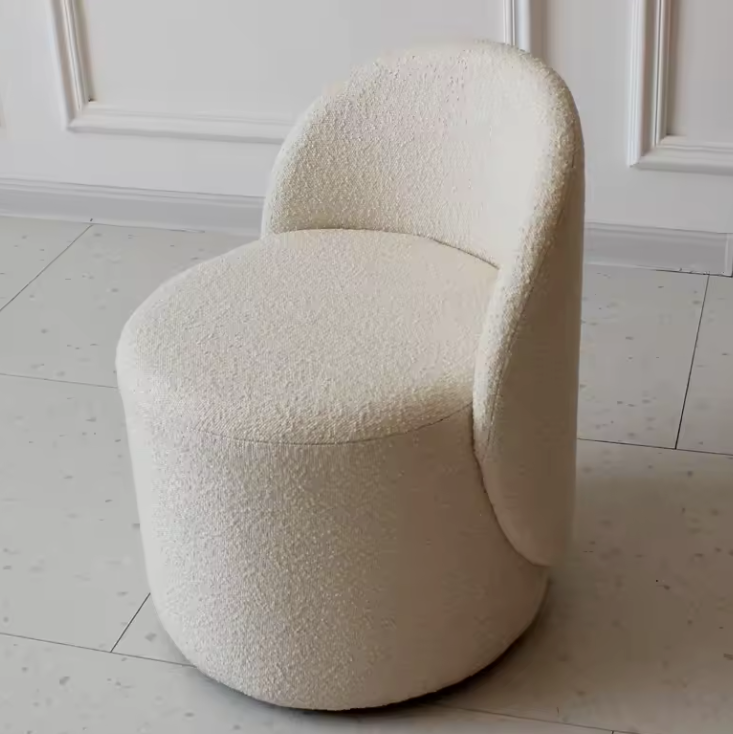 Maison Verge Éloise 3-in-1 Bouclé Stool